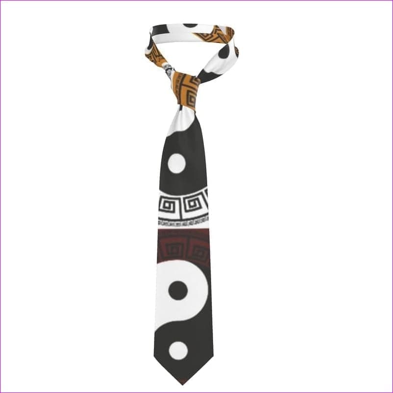 Yin Yang Handmade Luxury Silk Tie - Handmade Silk Tie at TFC&H Co.