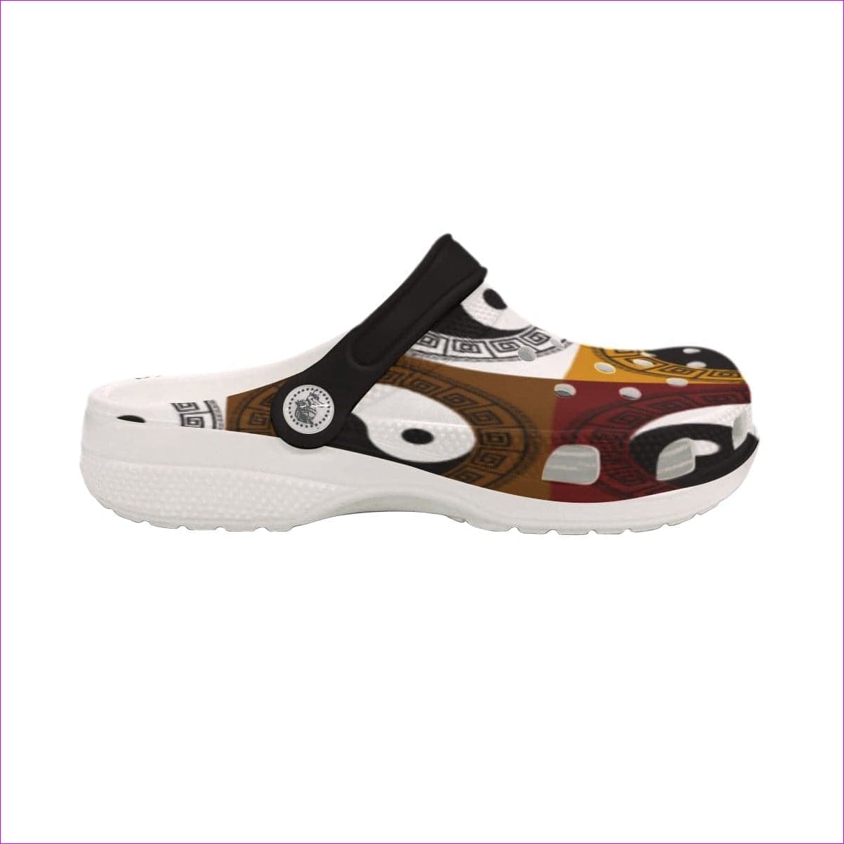 multi-colored Yin & Yang Men's Classic Clogs - men's clogs at TFC&H Co.