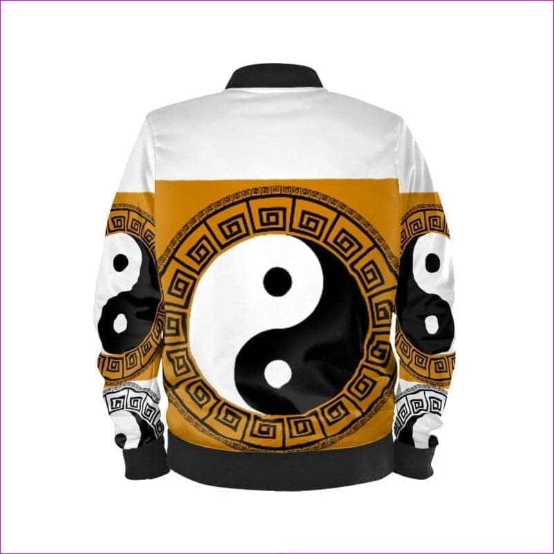 Yin & Yang Men's Luxury Bomber Jacket - Mens Bomber Jacket at TFC&H Co.
