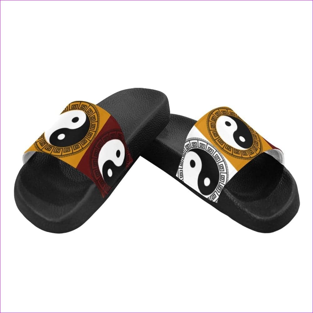 Yin & Yang Men's Slides - Men's Flip Flops at TFC&H Co.