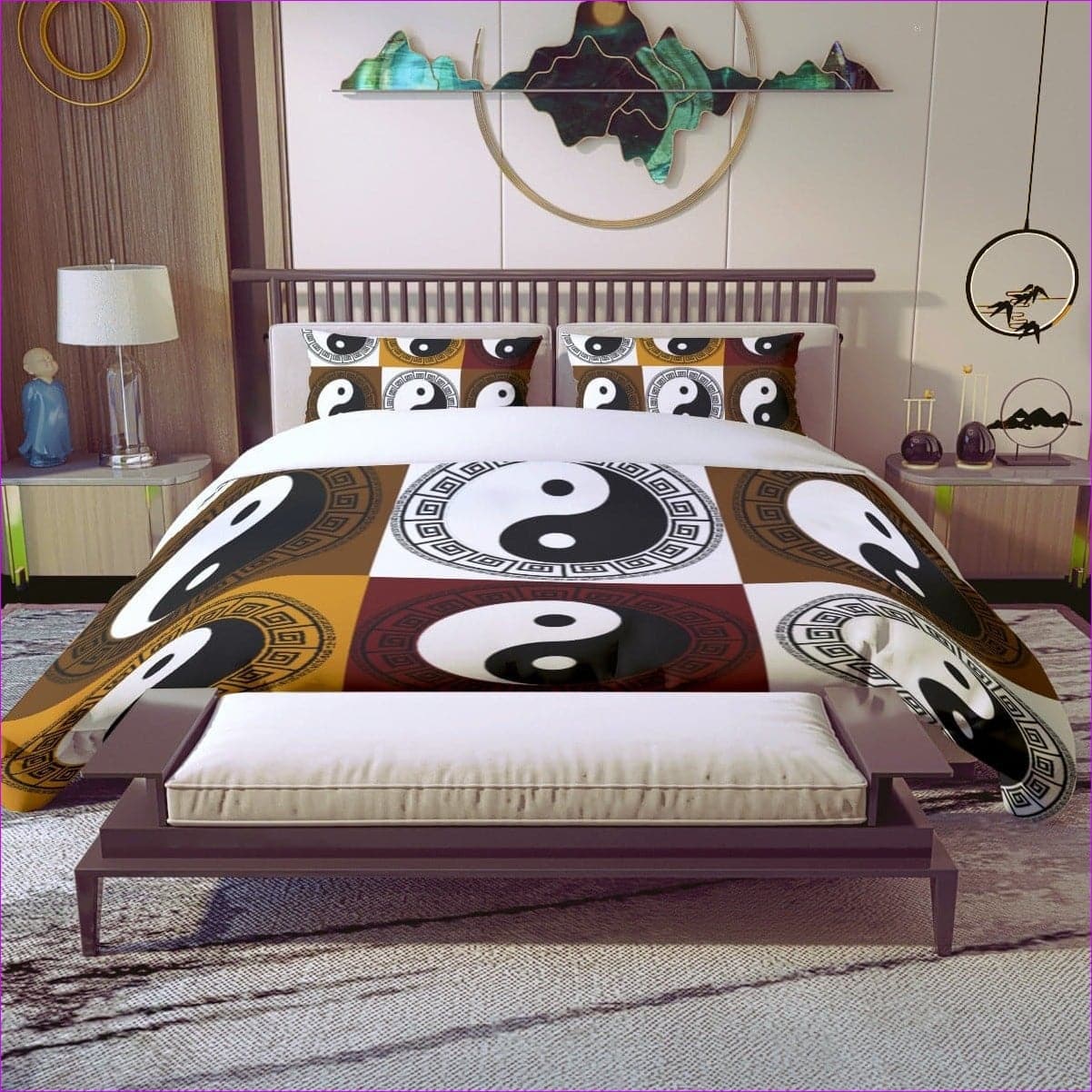 Yin Yang Quilt & Pillow Cases - quilt set at TFC&H Co.