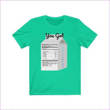 Teal - "Zodiac Serenity: You Got Sagitarius Unisex Jersey Short Sleeve Tee - Unisex T-Shirt at TFC&H Co.
