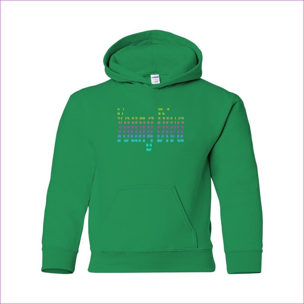 Irish Green - Young Diva Youth Heavy Blend Hooded Sweatshirt - kids hoodie at TFC&H Co.
