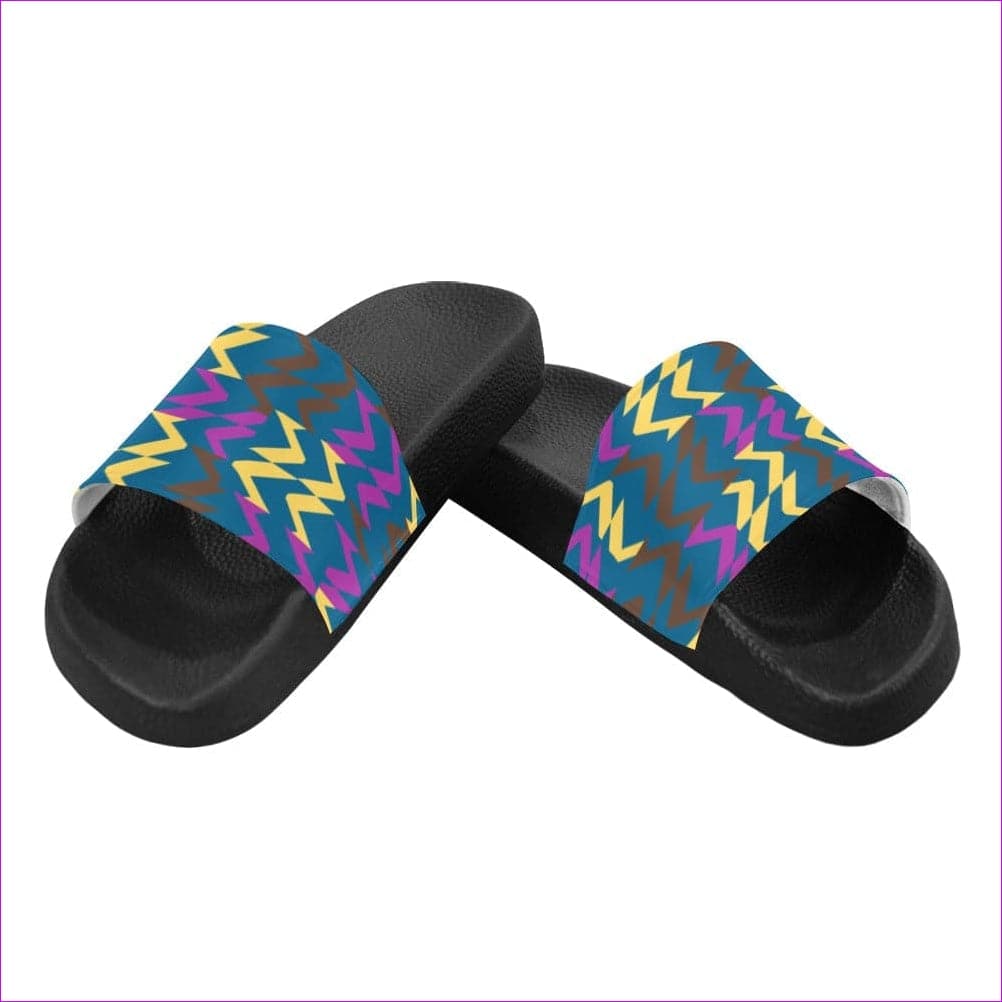 Zig & Zag Women's Slides - women's slides at TFC&H Co.