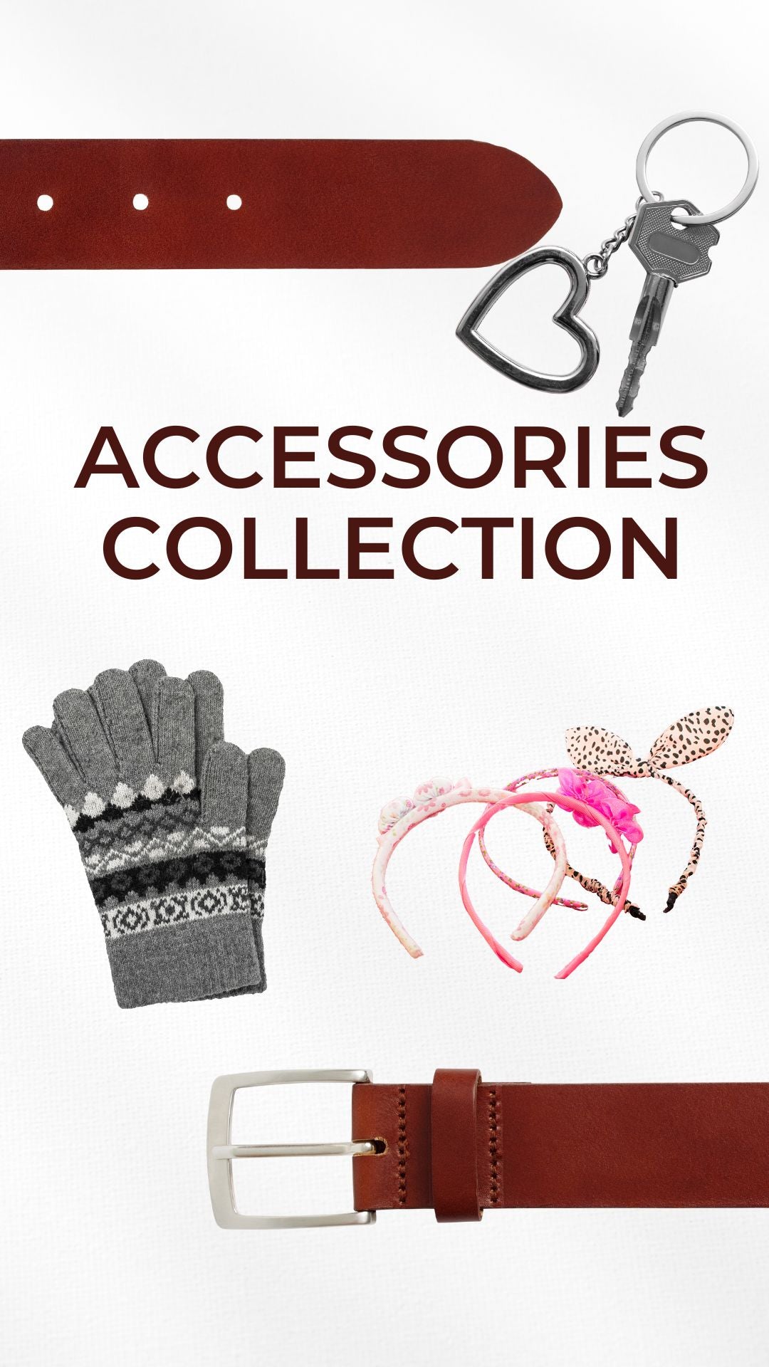Discover Trendy Accessories Collection: Belts, Gloves, Keychains, Headbands, & More | TFC&H Co.