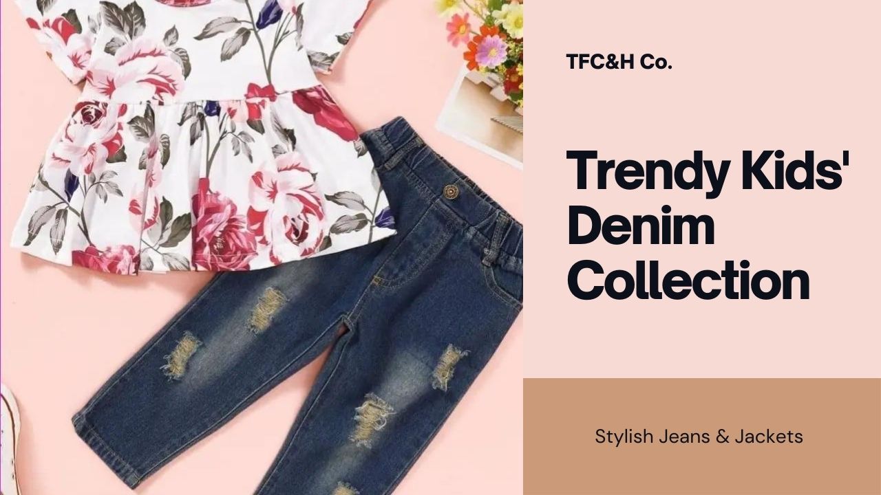 Trendy Kids' Denim Collection: Stylish Jeans & Jackets | TFC&H Co.