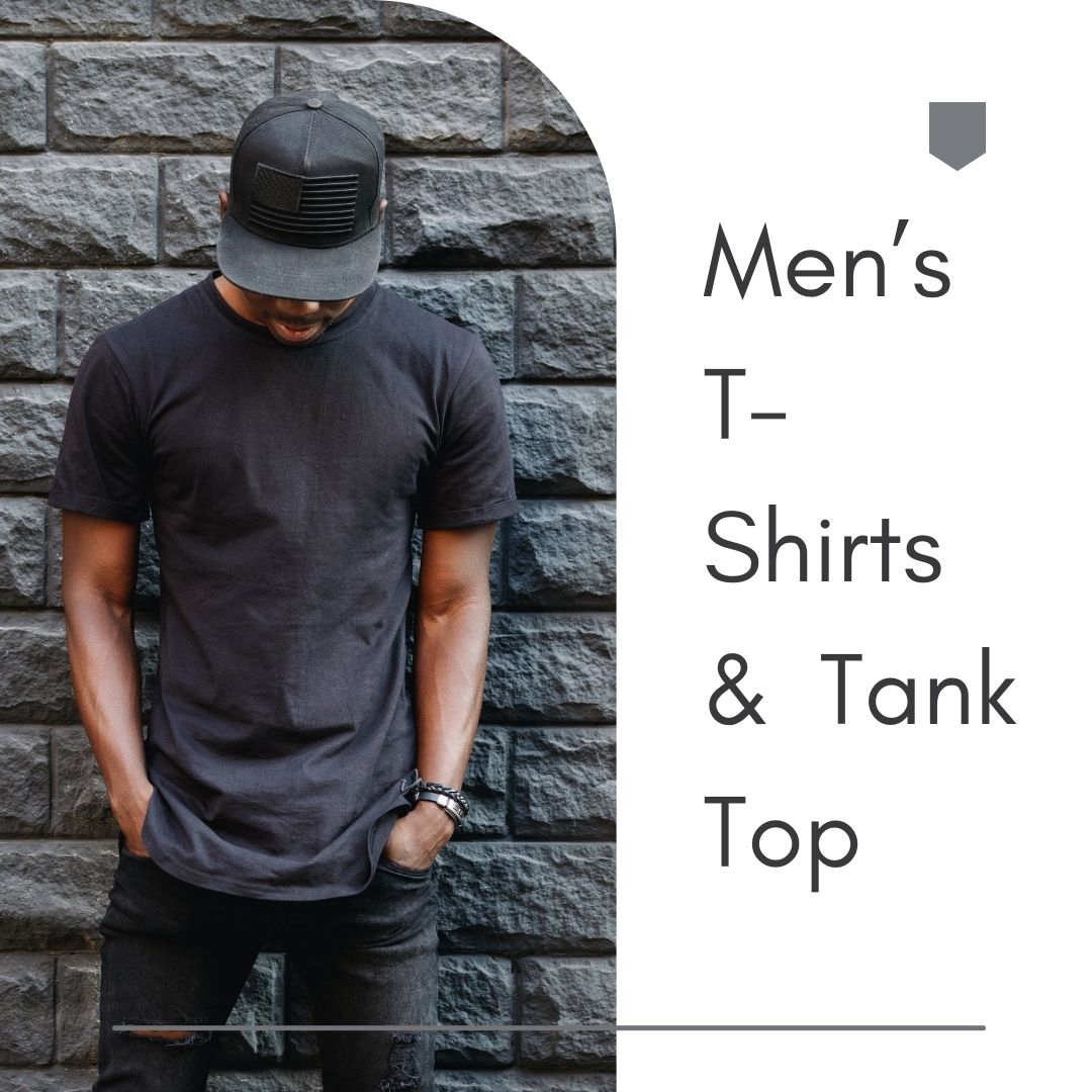 Looking for a stylish and comfortable way to stay cool this summer? Check out our collection of men's T-shirts and tank tops! 