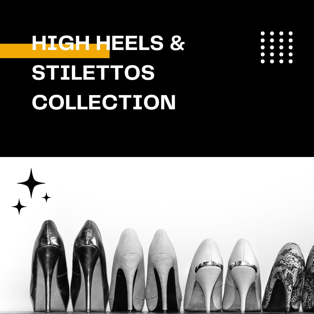 Discover an exquisite range of heels in our collection, where style meets sophistication.