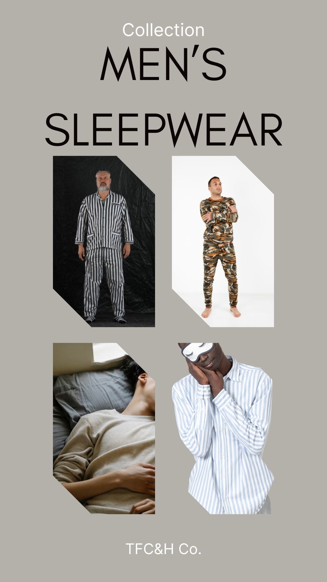 Explore Our Stylish Men's Sleepwear Collection | Shop Comfort & Style Now - TFC&H Co.