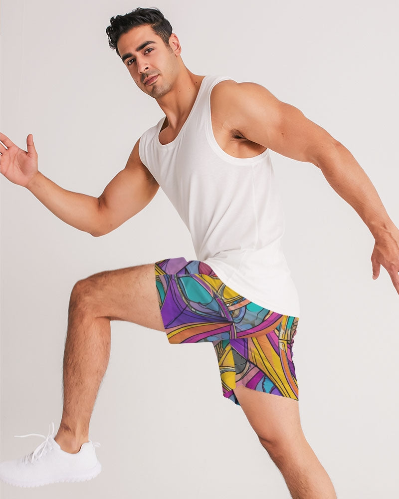 Abstract Urbania Men's Jogger Shorts