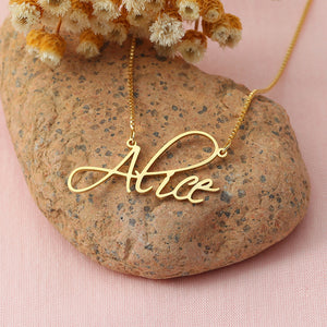 Personalized Name Pendant Necklace - necklace at TFC&H Co.