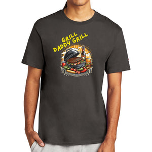 Charcoal Heather - Grill Daddy Grill Men's Champion T-shirt| Great Father's Day Gift - mens t-shirt at TFC&H Co.