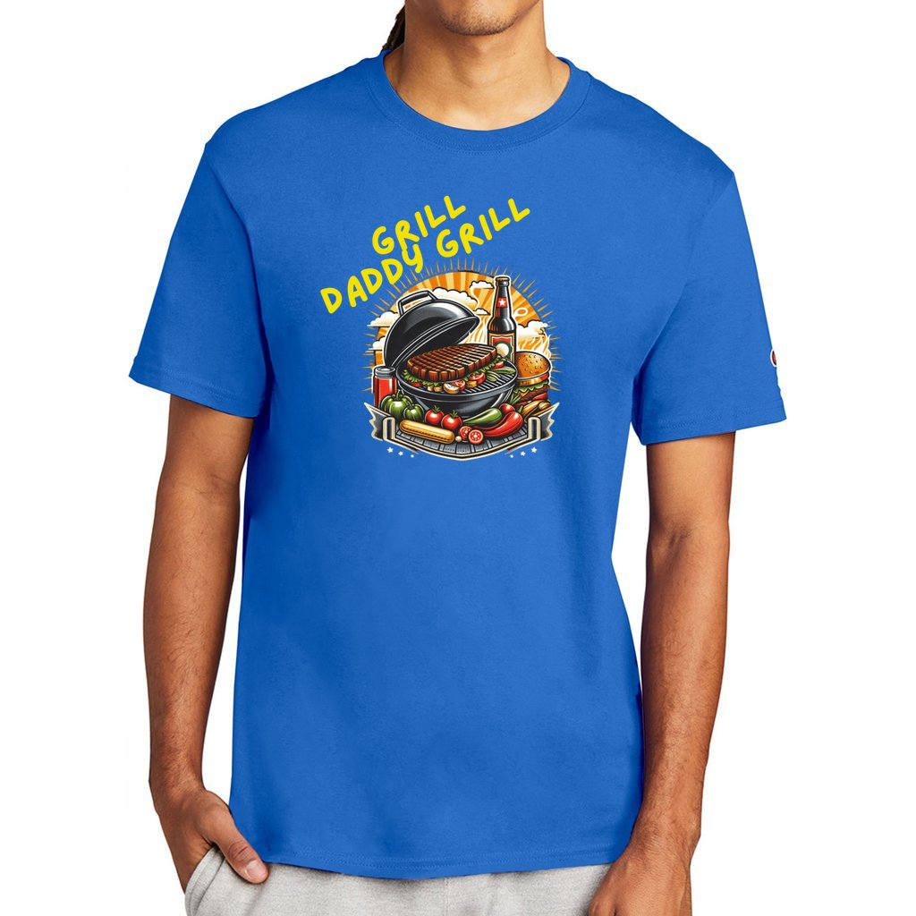 Royal Blue - Grill Daddy Grill Men's Champion T-shirt| Great Father's Day Gift - mens t-shirt at TFC&H Co.