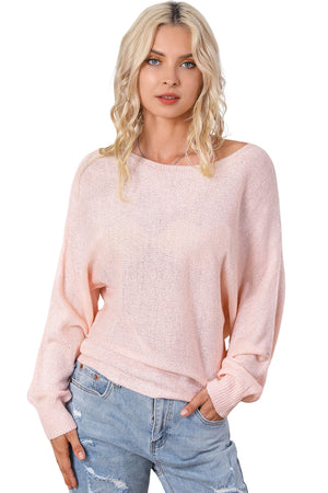 - Ribbon Bow Knot Dolman Sleeve Sweater - 2 colors - womens sweater at TFC&H Co.