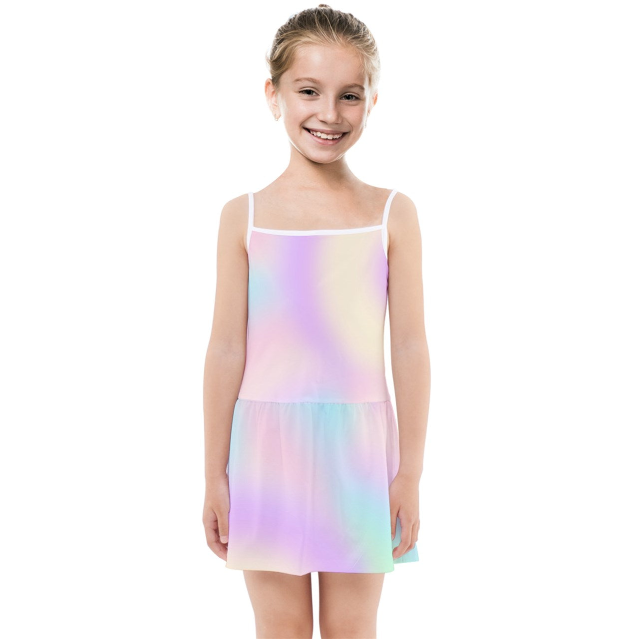Cotton Candy Prism Kids' Summer Sun Dress