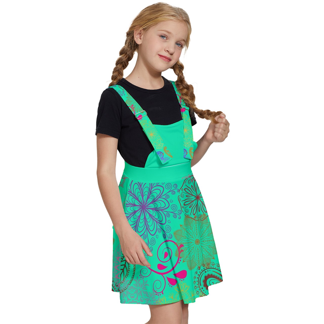 - Paisley Mist Girls' Apron Dress - girls dress at TFC&H Co.