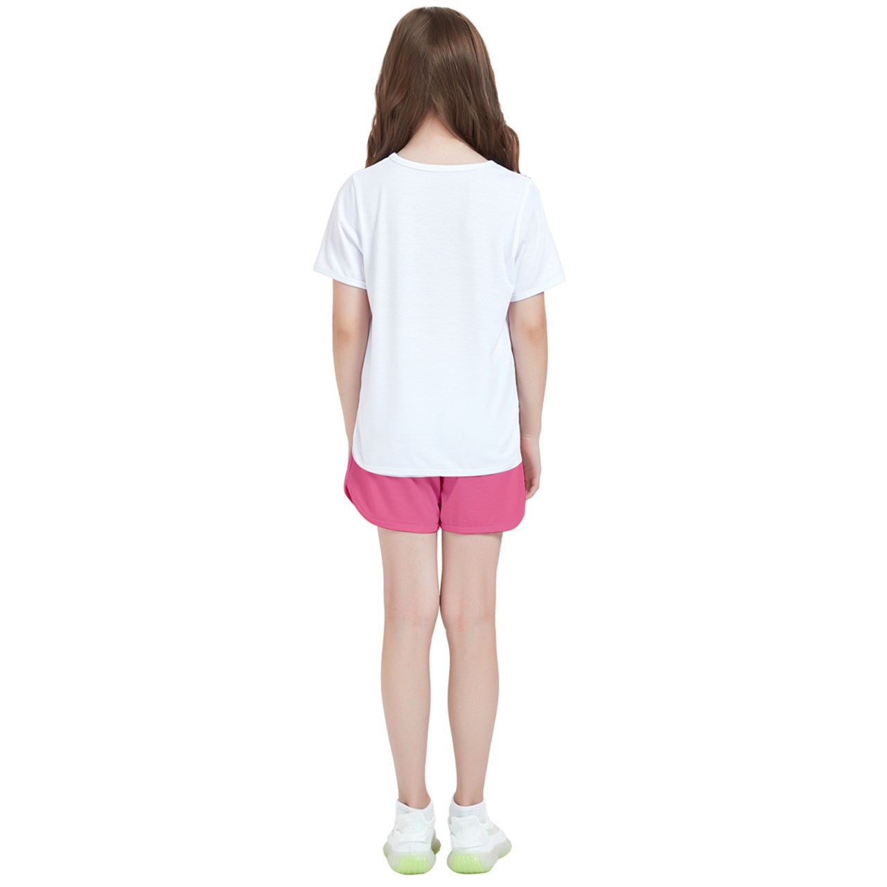 - Laugh Love Kids' T-Shirt And Sports Shorts Outfit Set - girls short set at TFC&H Co.