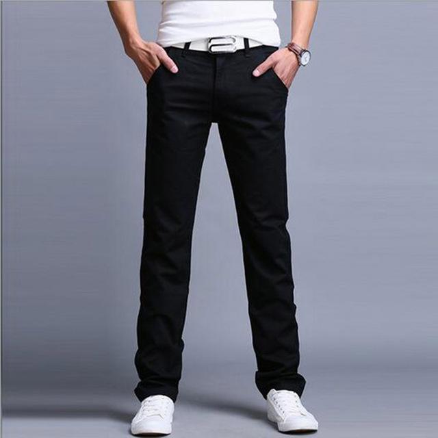 Black - Casual Pants Men Trousers - mens pants at TFC&H Co.