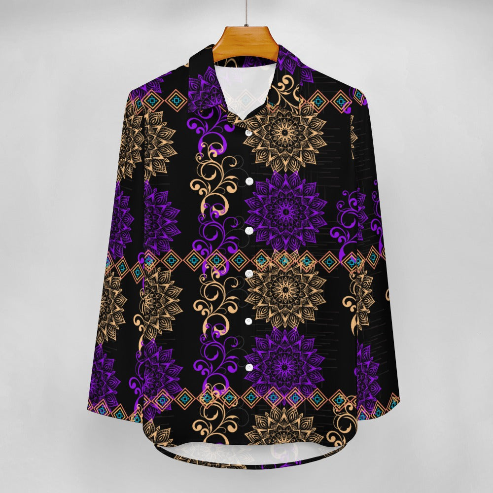 - Royal Hues Irregular Hem Shirt - womens button up shirt at TFC&H Co.