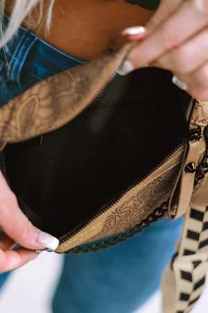 - Camel Colorblock Strap Chain Shoulder Bag With Coin Purse - handbag at TFC&H Co.