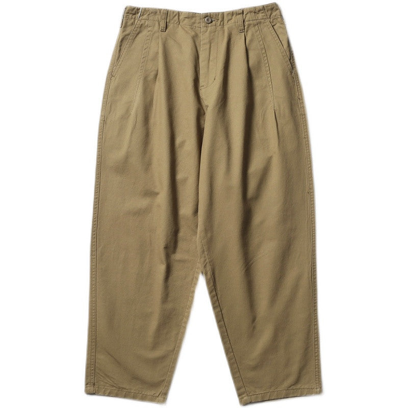- Casual Straight Loose Khaki Pants for Men - mens khaki pants at TFC&H Co.