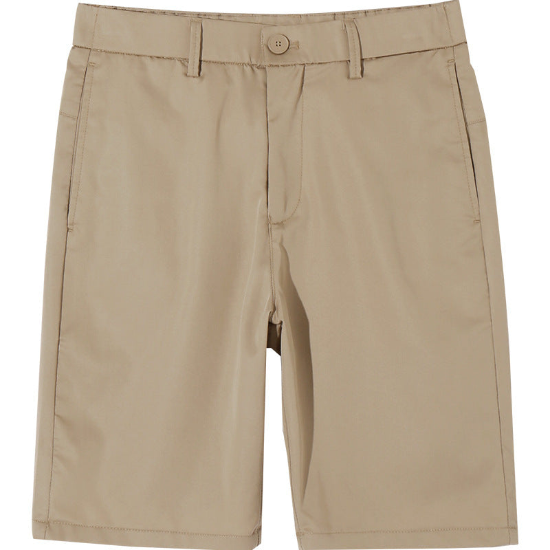 Summer Khaki Five-point Suit Shorts for Men