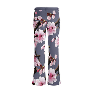 - Cherry Blossom Womens Print Elegant Flare Pants - 3 colors - womens pants at TFC&H Co.