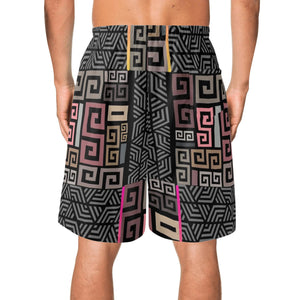 - Squared Mens Lightweight Hawaiian Beach Shorts - mens beach shorts at TFC&H Co.