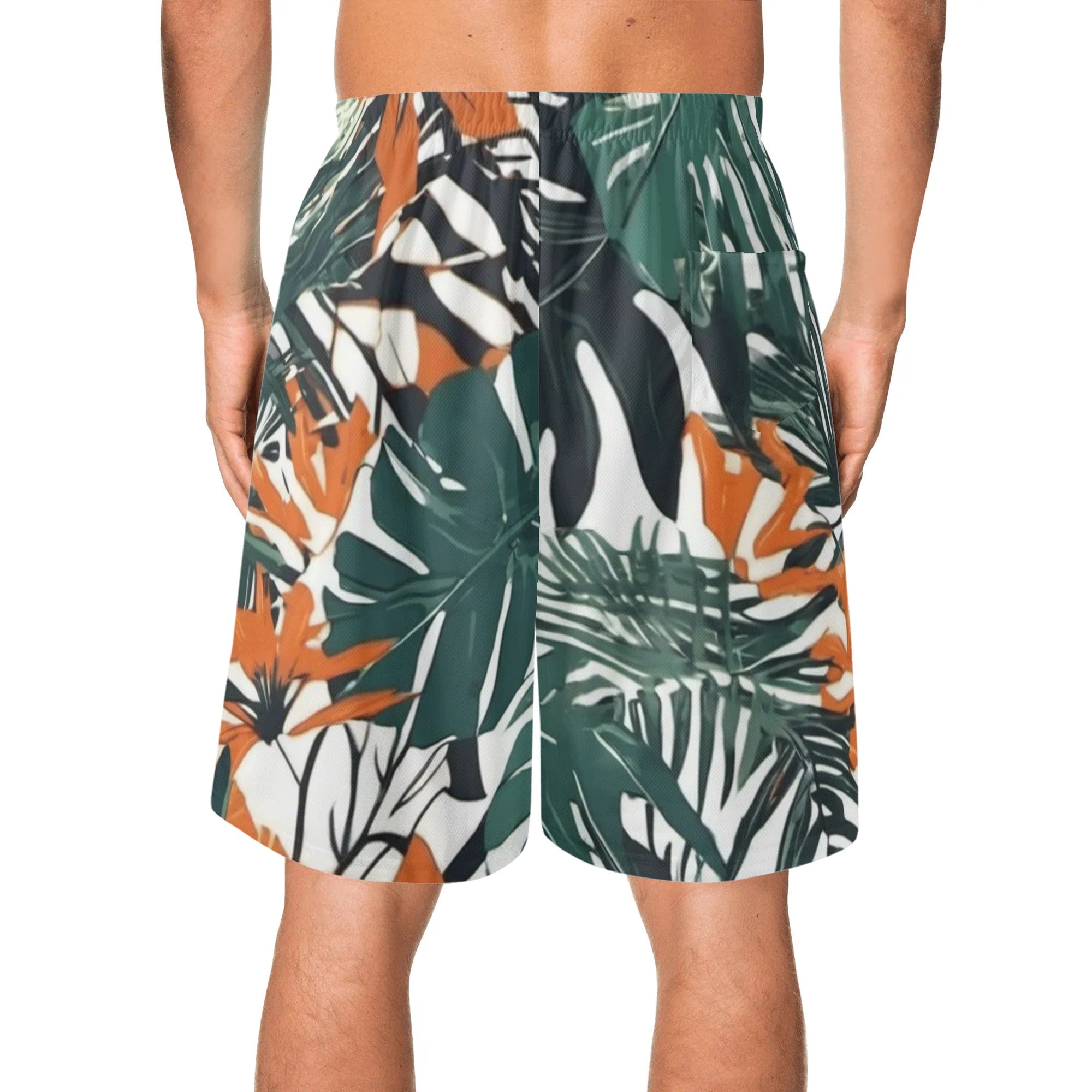 Jungle Voyage 2 Mens Lightweight Hawaiian Beach Shorts