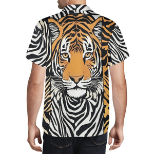 - Animal Face Mens Casual Hawaiian Shirt|Resort Wear - mens hawaiian shirt at TFC&H Co.