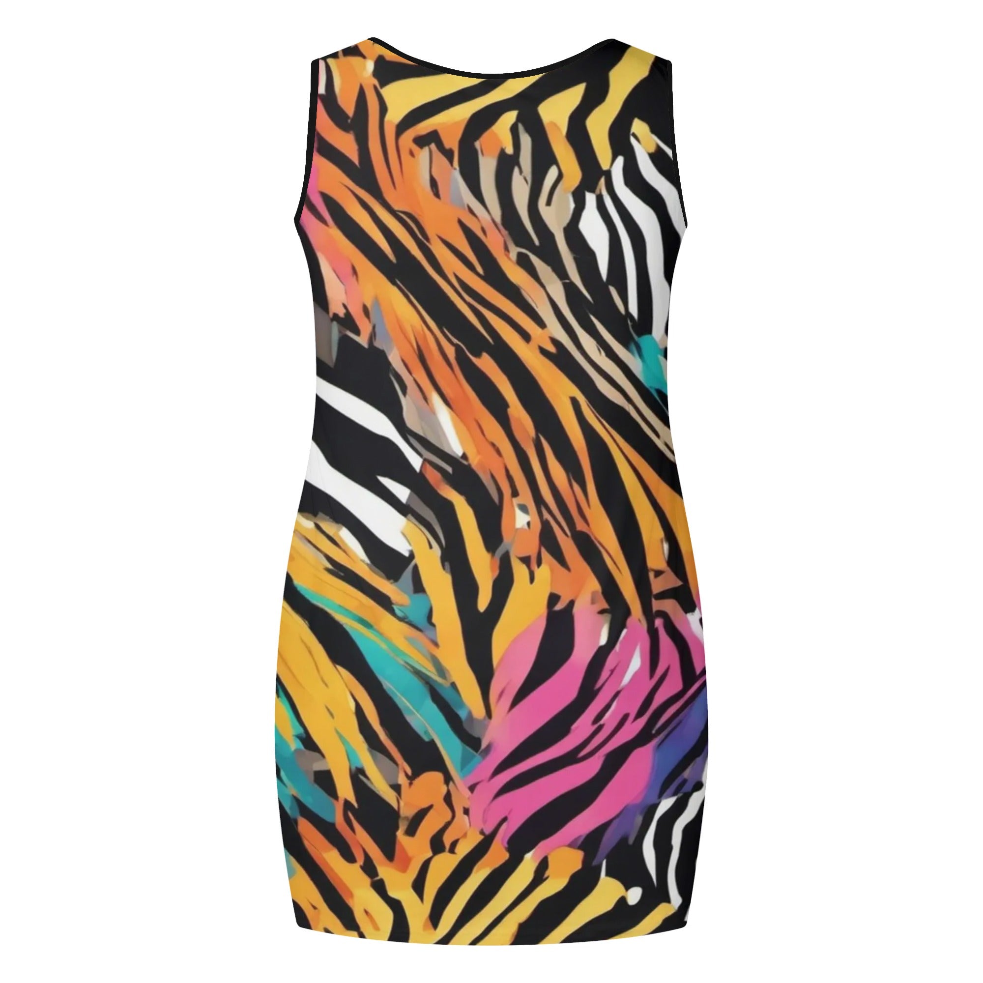 - Animal Wild Womens Elegant Sleeveless Vest Tank Top Dress - womens dress at TFC&H Co.