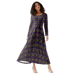 2XL - Royal Hues Womens Long Sleeve Flowy Long Dress - womens dress at TFC&H Co.