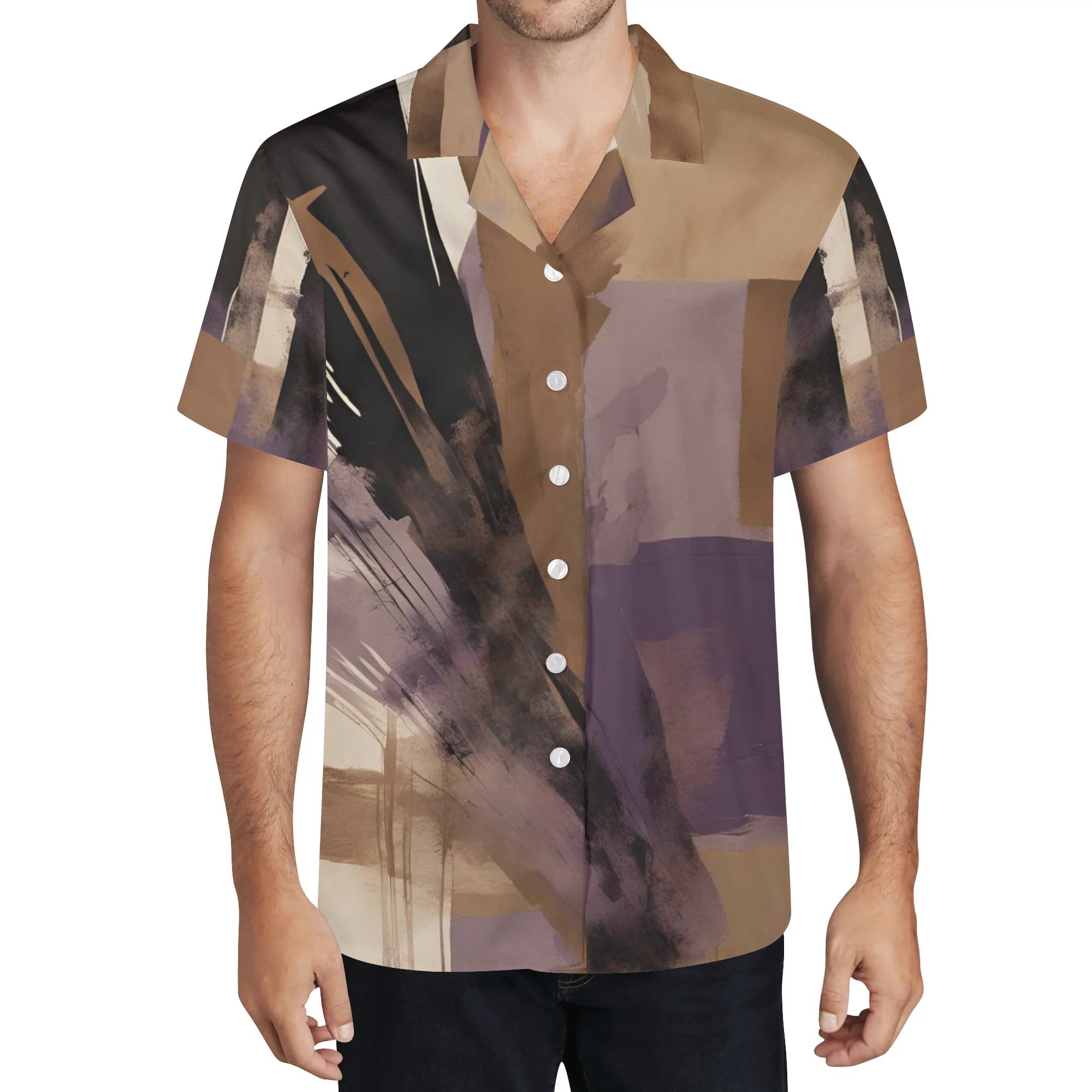 - Purple Haze Mens Casual Hawaiian Shirt - mens hawaiian shirt at TFC&H Co.