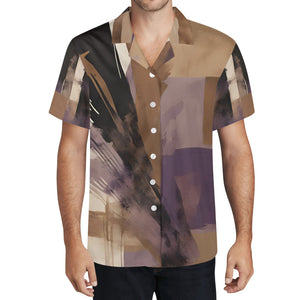 - Resort Wear|Purple Haze Mens Casual Hawaiian Shirt - mens hawaiian shirt at TFC&H Co.