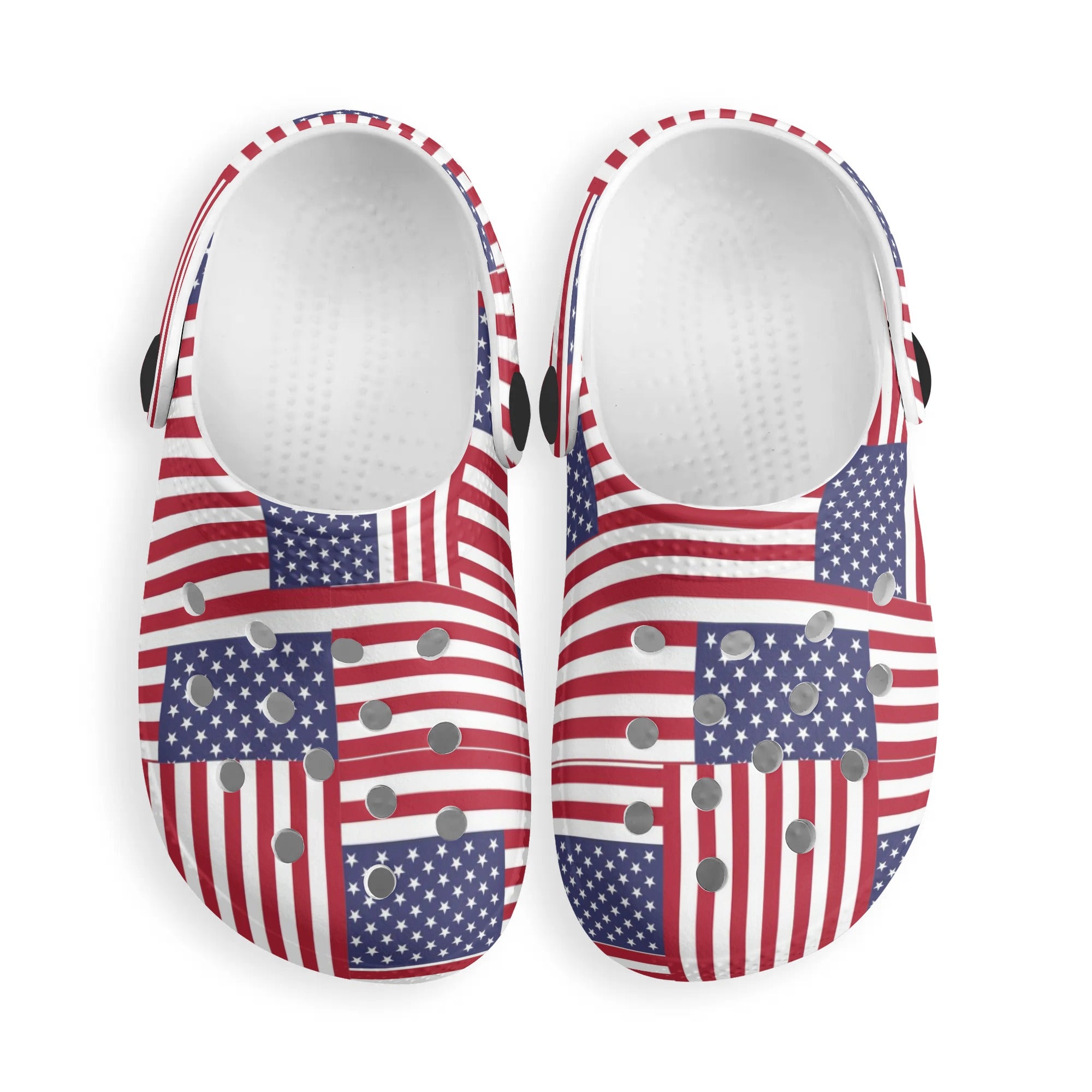 - 4th of July Patriotic Kids Classic Clogs - Kids Shoes at TFC&H Co.