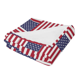 - Patriotic 4th of July Flannel Breathable Picnic Blanket - blanket at TFC&H Co.