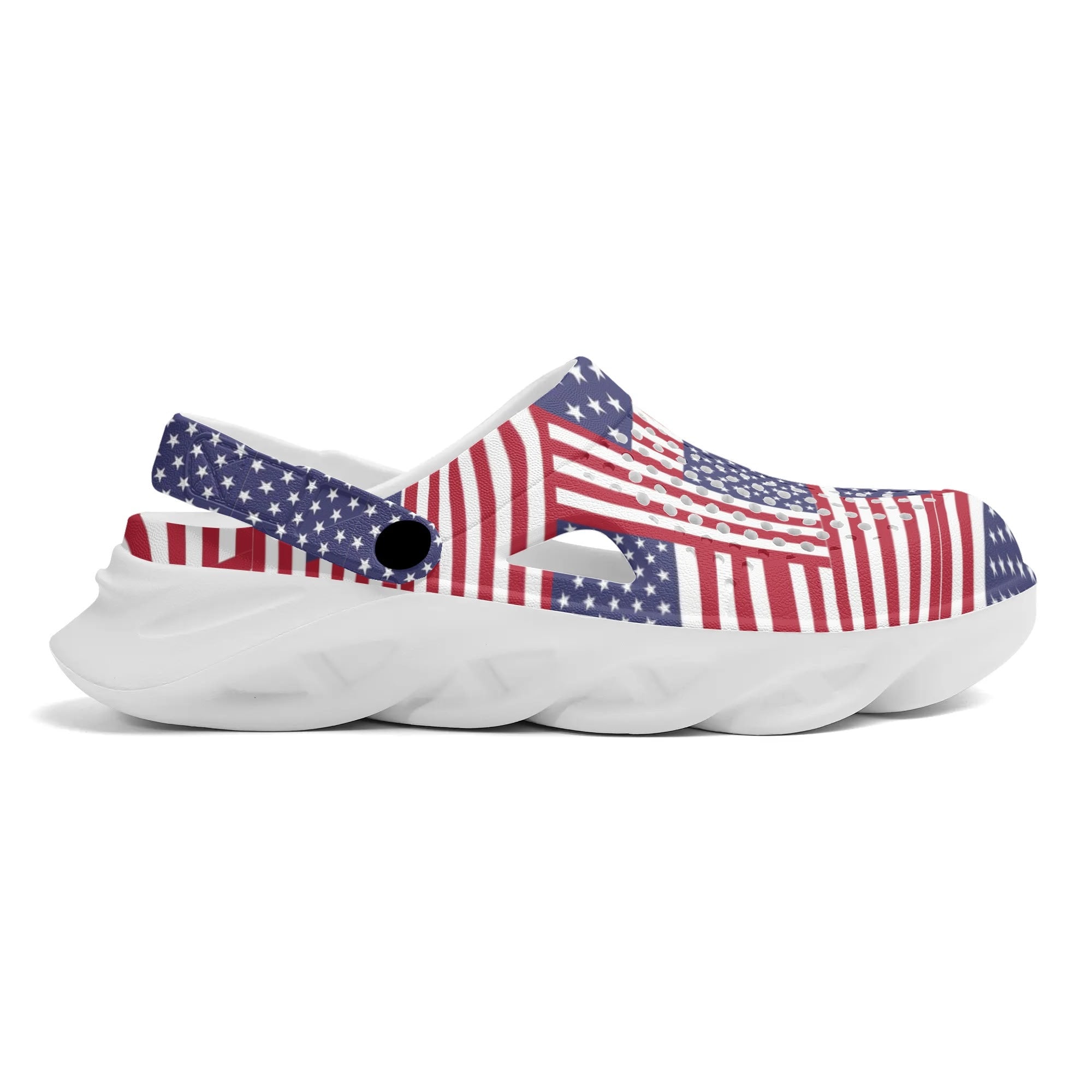 - 4th of July Patriotic Womens Summer Beach Hollow Out Sandals - womens shoes at TFC&H Co.