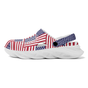 - 4th of July Patriotic Mens Summer Beach Hollow Out Sandals - mens shoes at TFC&H Co.