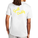 White - Grill Daddy Back Print Champion Men's T-shirt - mens t-shirt at TFC&H Co.
