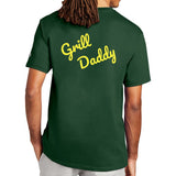 Dark Green - Grill Daddy Back Print Champion Men's T-shirt - mens t-shirt at TFC&H Co.
