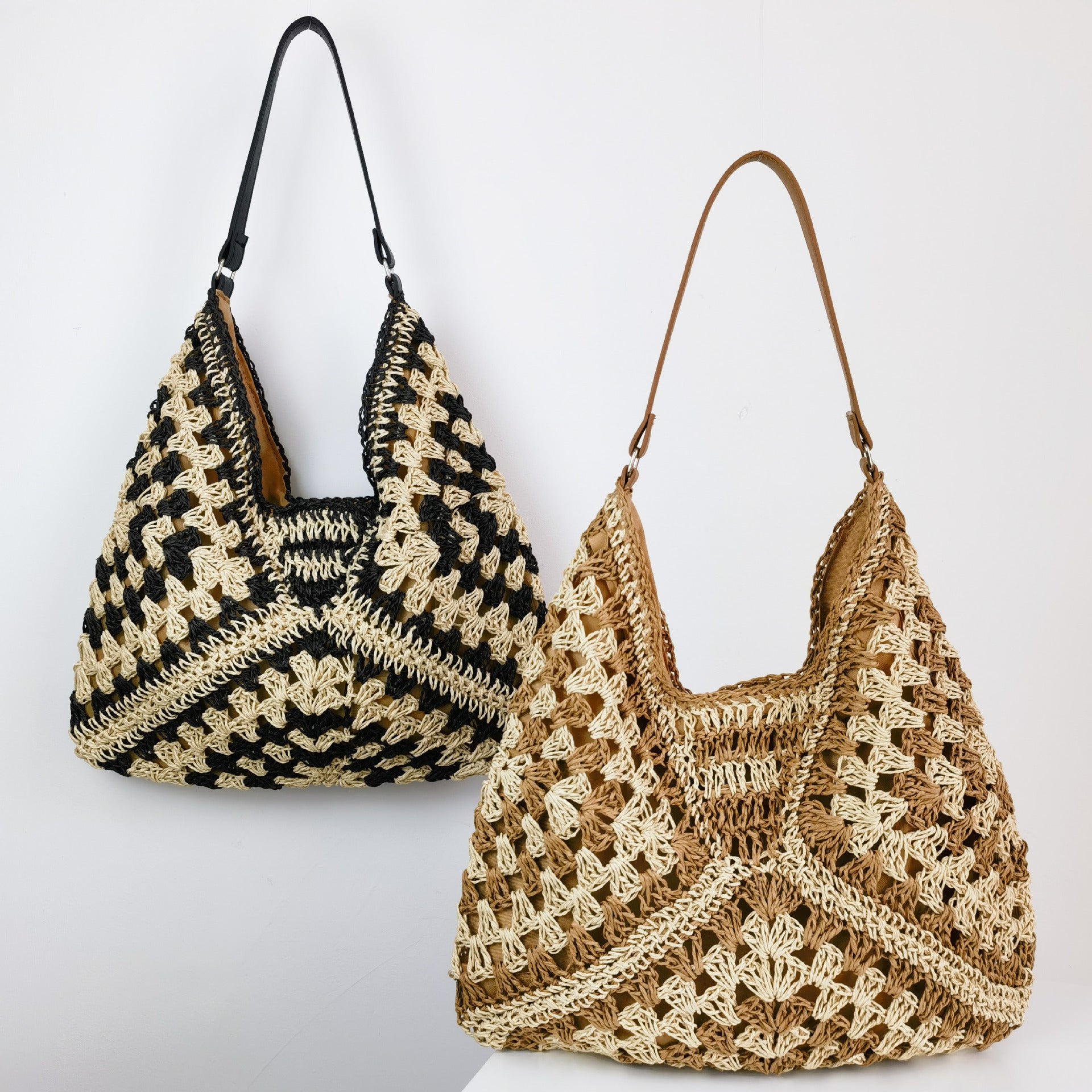 Fashion Handmade Straw Woven Women's Shoulder Bag - handbags at TFC&H Co.