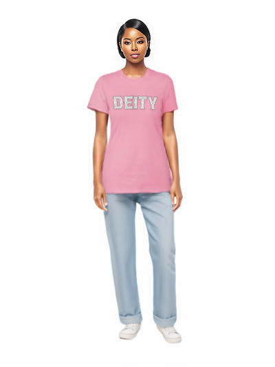 Light Pink - Deity Ladies' Boyfriend T-Shirt - Womens t-Shirts at TFC&H Co.