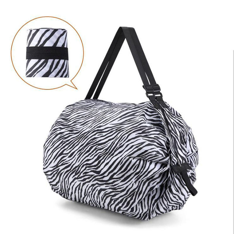 Zebra pattern - Foldable Storage Portable Large-capacity Extended Tote Bag - tote bag at TFC&H Co.