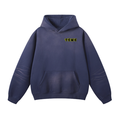 - TSWG (Tough Smooth Well Groomed) (Royal Blue)Streetwear Unisex Monkey Washed Dyed Fleece Hoodie - Mens Hoodie at TFC&H Co.
