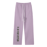Dark Purple - By Any Means Necessary - B.A.M.N Streetwear Unisex Solid Color Fleece Straight Leg Jogging Pants - unisex joggers at TFC&H Co.