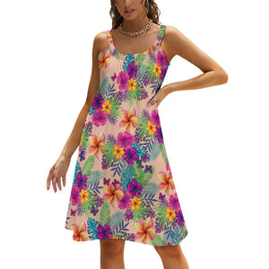 - Tropical Floral Beach Sling Skirt Dress for Women - womens dress at TFC&H Co.