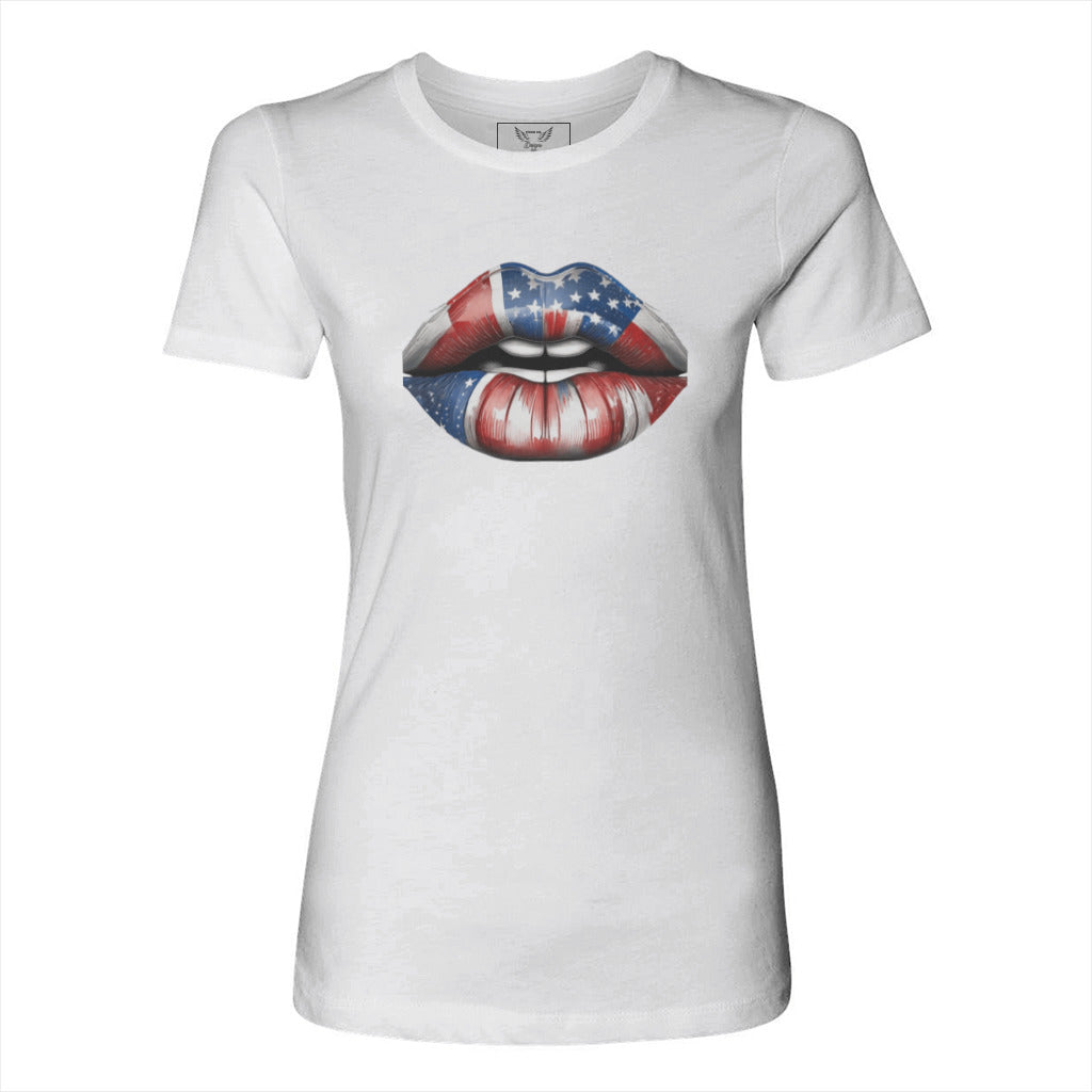 - 4th of July Patriotism Speaks Women’s Boyfriend T-shirt - womens t-shirt at TFC&H Co.