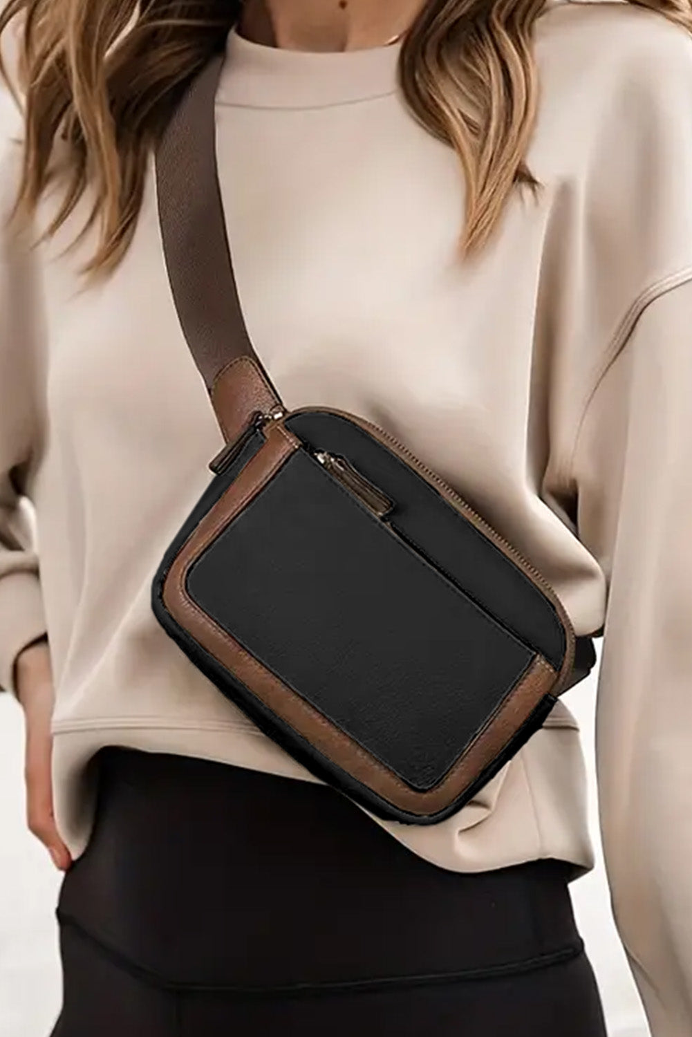 - Adjustable Strap Mini PU Leather Crossbody Bag - handbag at TFC&H Co.