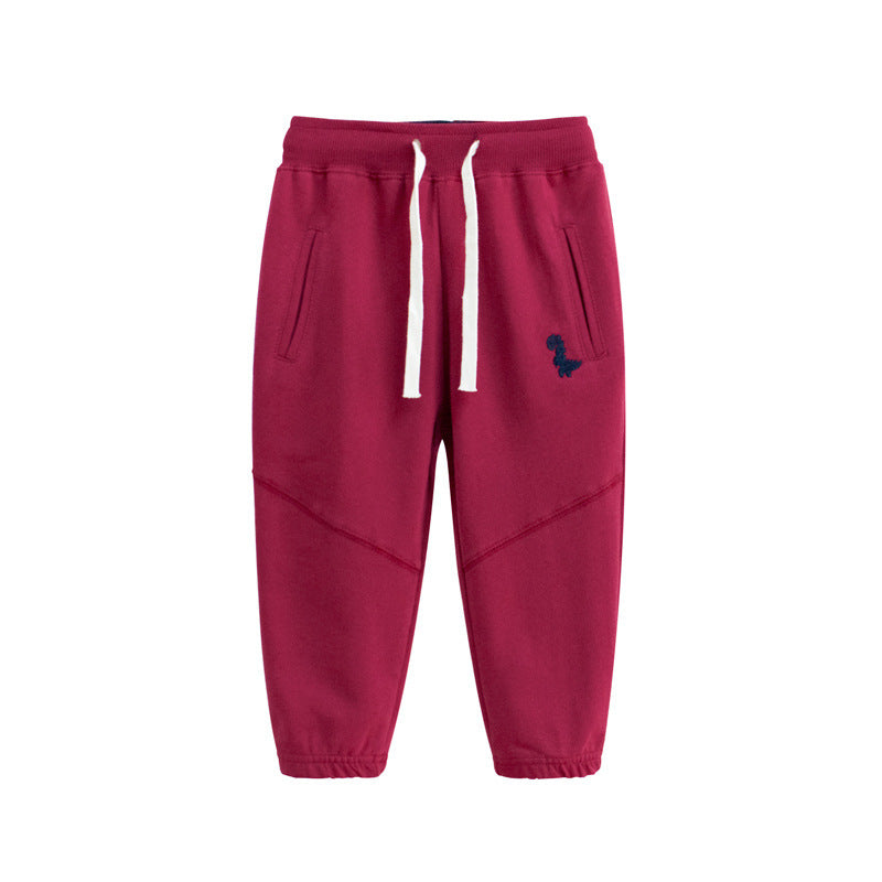 Red - Children's Dinosaur Sweatpants - boys joggers at TFC&H Co.