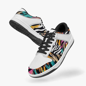 - Animal Wild Dunk Stylish Low-Top Leather Sneakers - unisex sneakers at TFC&H Co.